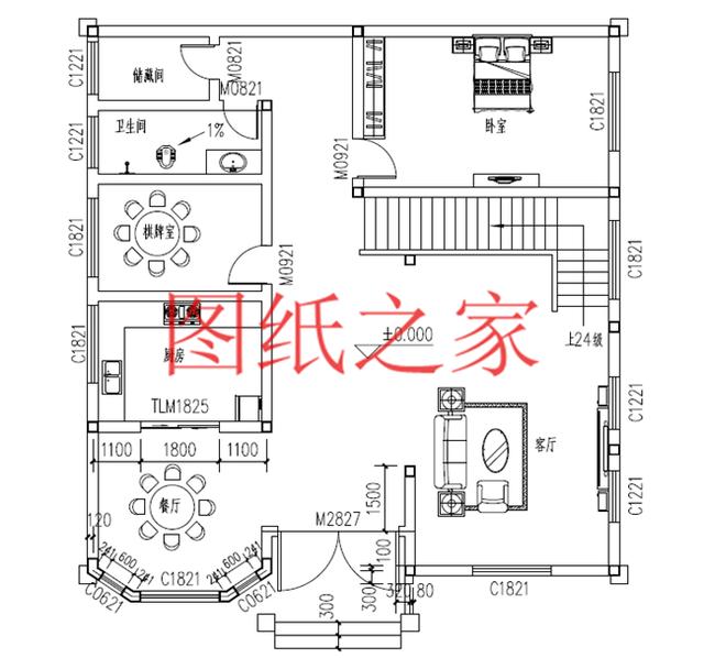 開間比較小可以試試這么建房，分享4套功能齊全的二層別墅設(shè)計(jì)