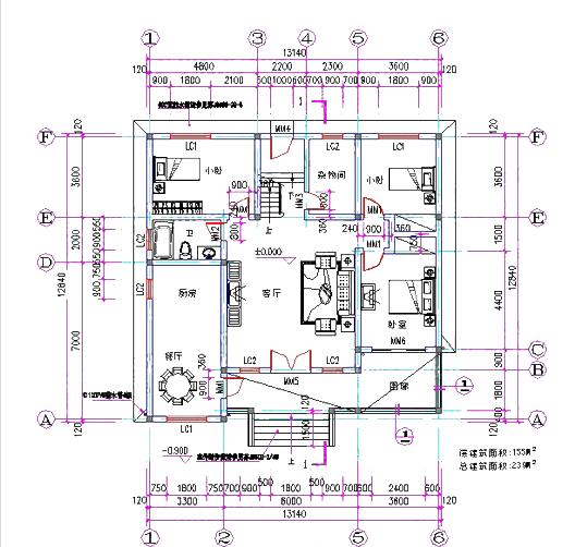 占地168平農(nóng)村二層自建房，簡(jiǎn)單又耐看，戶(hù)型精致美觀，帶圍廊+露臺(tái)
