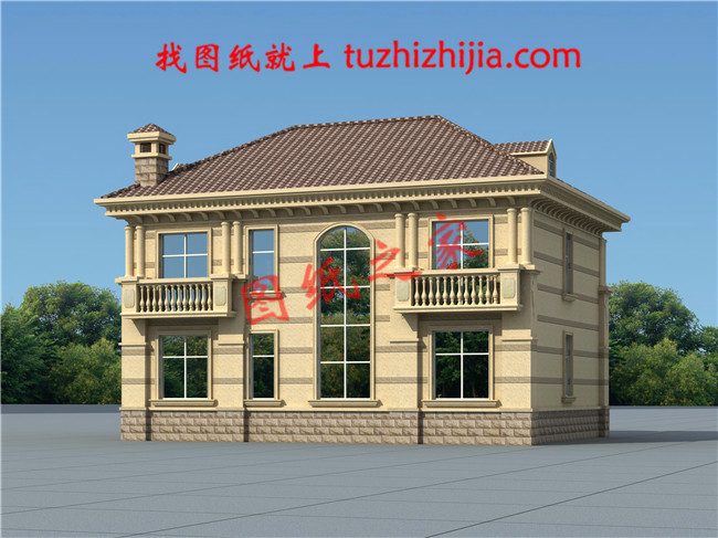 簡(jiǎn)潔大氣農(nóng)村二層小別墅設(shè)計(jì)圖，布局合理實(shí)用，堪稱經(jīng)典！