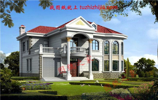 簡(jiǎn)潔大氣農(nóng)村二層小別墅設(shè)計(jì)圖，布局合理實(shí)用，堪稱經(jīng)典！