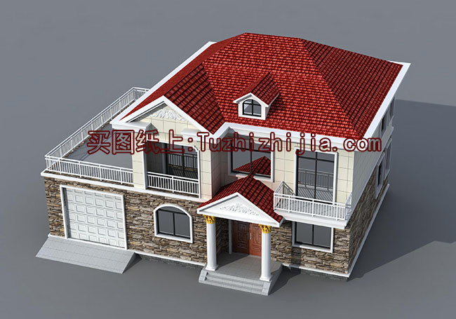 簡(jiǎn)潔大氣農(nóng)村二層小別墅設(shè)計(jì)圖，布局合理實(shí)用，堪稱經(jīng)典！