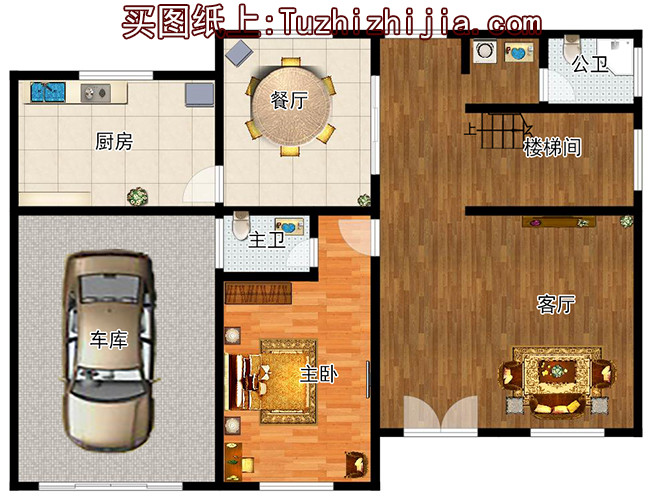 簡(jiǎn)潔大氣農(nóng)村二層小別墅設(shè)計(jì)圖，布局合理實(shí)用，堪稱經(jīng)典！