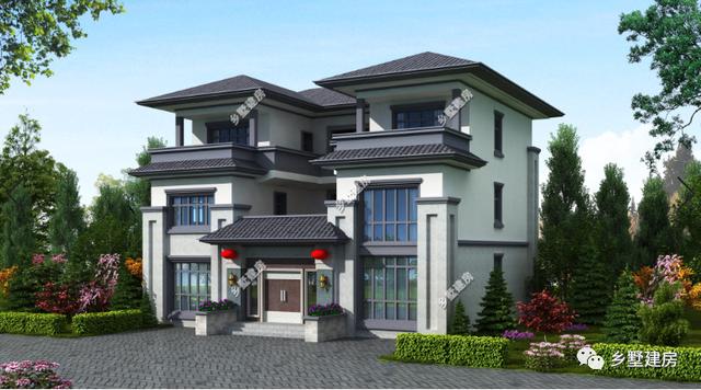 兩款新中式農(nóng)村別墅設(shè)計(jì)圖，喜歡就收藏留著用吧！