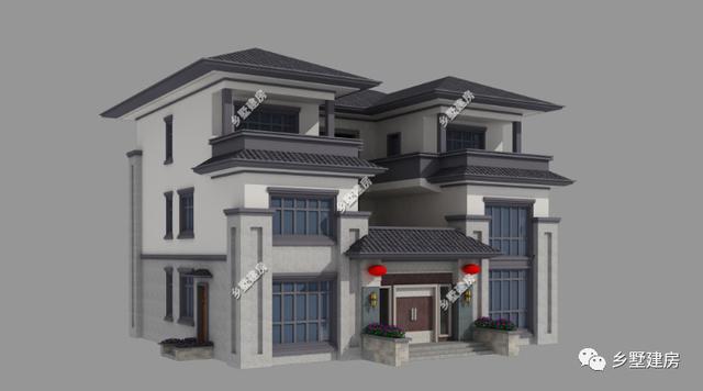 兩款新中式農(nóng)村別墅設(shè)計(jì)圖，喜歡就收藏留著用吧！