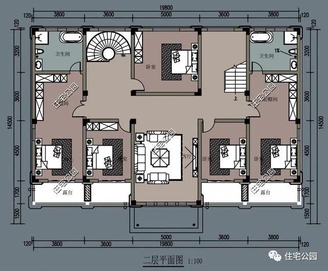 占地270平方米經(jīng)典三層歐式別墅設(shè)計(jì)圖，保證建出來(lái)的房子是村里最美的。