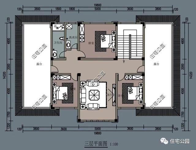 占地270平方米經(jīng)典三層歐式別墅設(shè)計(jì)圖，保證建出來(lái)的房子是村里最美的。