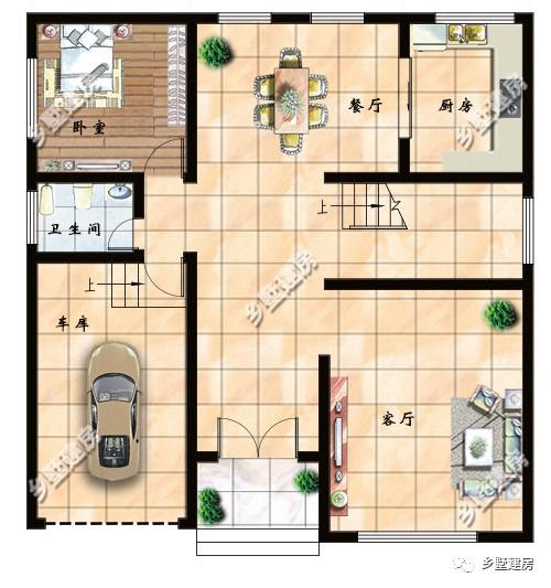 三款帶露臺(tái)的農(nóng)村別墅設(shè)計(jì)圖，簡單實(shí)用，在農(nóng)村建一棟倍有面子！