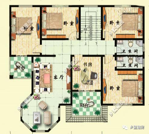 三款帶露臺(tái)的農(nóng)村別墅設(shè)計(jì)圖，簡單實(shí)用，在農(nóng)村建一棟倍有面子！