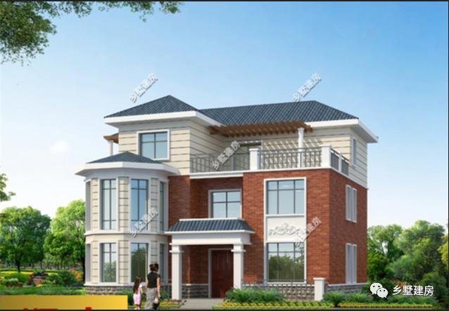 三款帶露臺(tái)的農(nóng)村別墅設(shè)計(jì)圖，簡單實(shí)用，在農(nóng)村建一棟倍有面子！