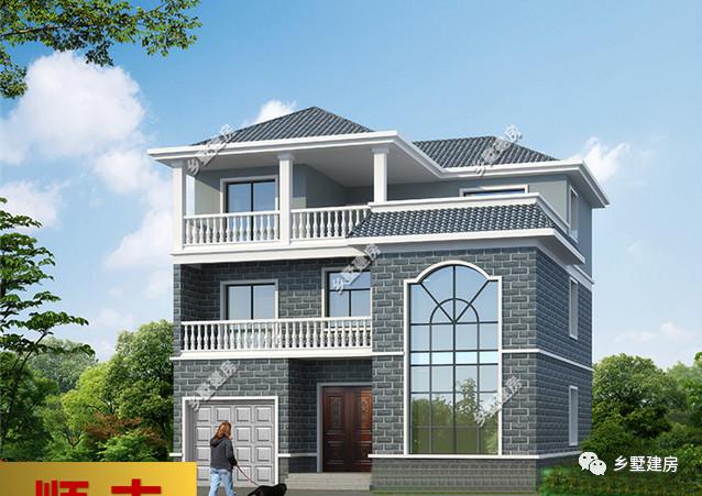 三款帶露臺(tái)的農(nóng)村別墅設(shè)計(jì)圖，簡單實(shí)用，在農(nóng)村建一棟倍有面子！