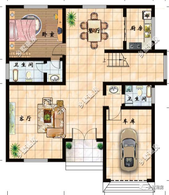 三款帶露臺(tái)的農(nóng)村別墅設(shè)計(jì)圖，簡單實(shí)用，在農(nóng)村建一棟倍有面子！