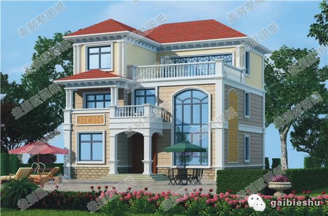 三層歐式風(fēng)格別墅設(shè)計(jì)圖，造價(jià)只要30萬，您還在等什么？