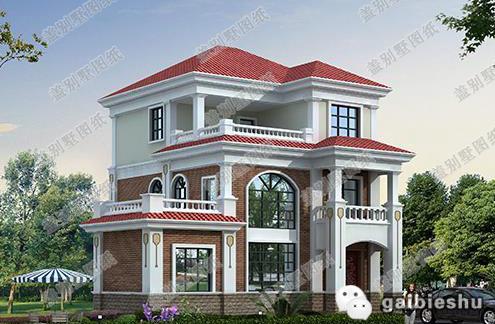 三層歐式風(fēng)格別墅設(shè)計(jì)圖，造價(jià)只要30萬，您還在等什么？