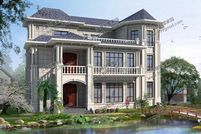 自建三層別墅設(shè)計圖，造價50萬，實在太漂亮！