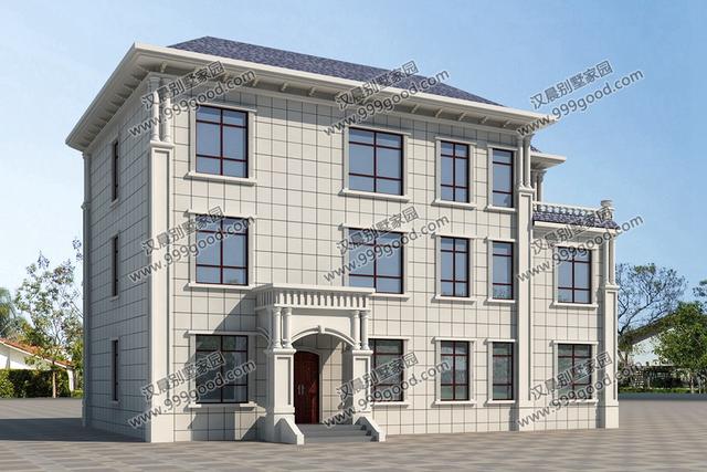 自建三層別墅設(shè)計圖，造價50萬，實在太漂亮！