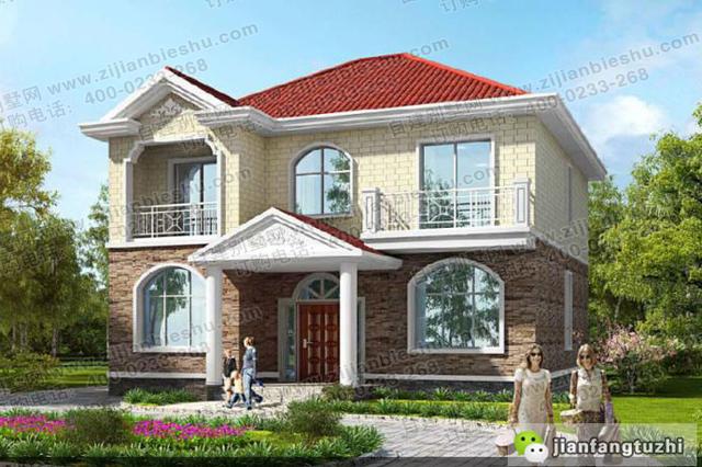 5款農(nóng)村自建房，造價30萬內(nèi)，二層120㎡左右。