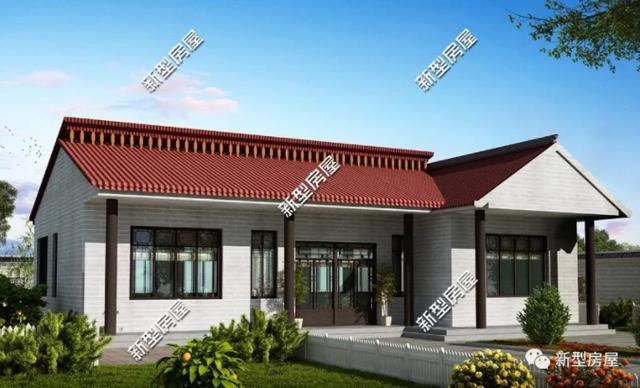 5套最美一層養(yǎng)老別墅設(shè)計(jì)圖，經(jīng)濟(jì)實(shí)惠10萬就建成。