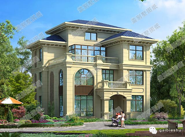 2款新出四層農(nóng)村自建別墅設(shè)計(jì)圖，造價(jià)40萬(wàn)以?xún)?nèi)。