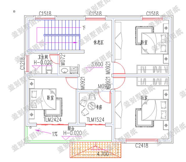 農(nóng)村二層自建房，20萬100平米現(xiàn)代時(shí)尚設(shè)計(jì)坡屋頂設(shè)計(jì)更加獨(dú)特。