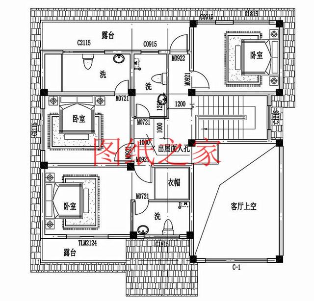 大戶型二層別墅設計圖，造價只要20萬，讓您的別墅獨一無二！