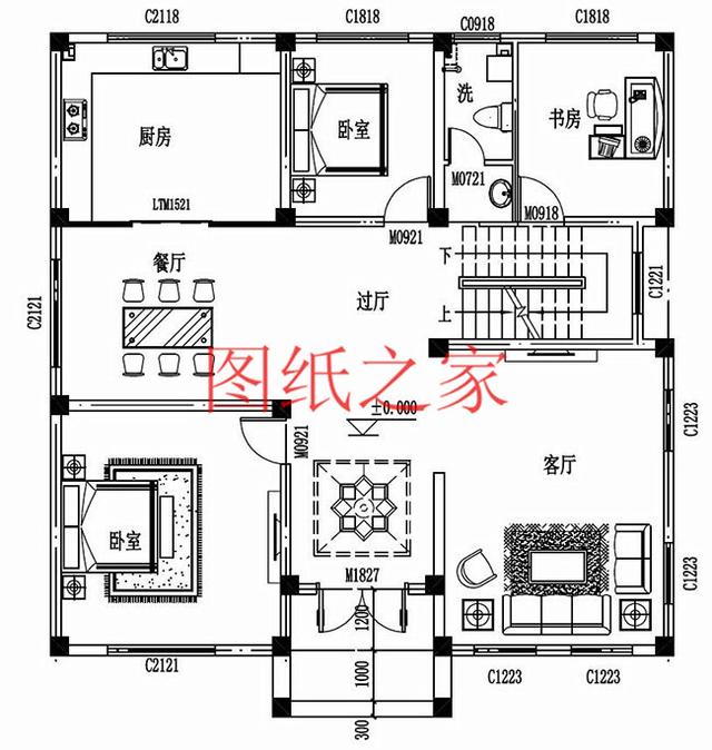 大戶型二層別墅設計圖，造價只要20萬，讓您的別墅獨一無二！