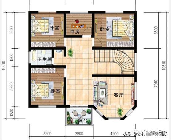 3款2層別墅設(shè)計圖助你抱得美人歸，過年相親不在沒底氣！