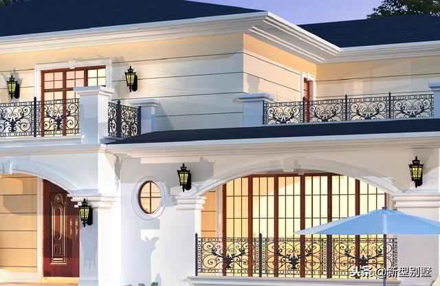 清晰脫俗二層簡約歐式別墅設計圖，在村里絕對是獨一無二噠！