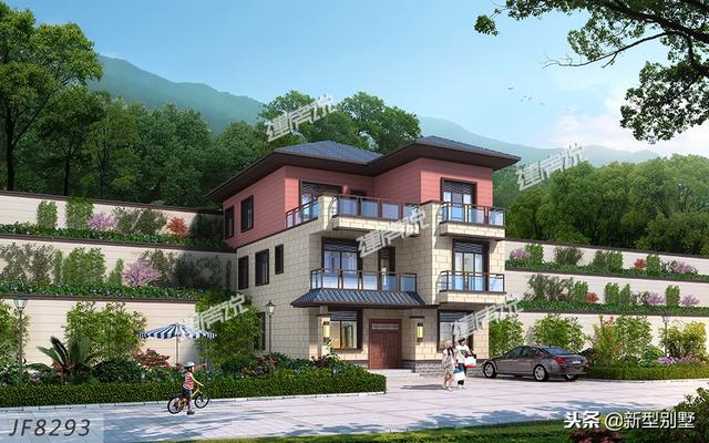 半山坡自建房，不會因?yàn)榈匦味绊懨烙^，真是長見識了