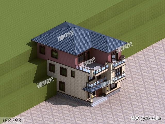 半山坡自建房，不會因?yàn)榈匦味绊懨烙^，真是長見識了