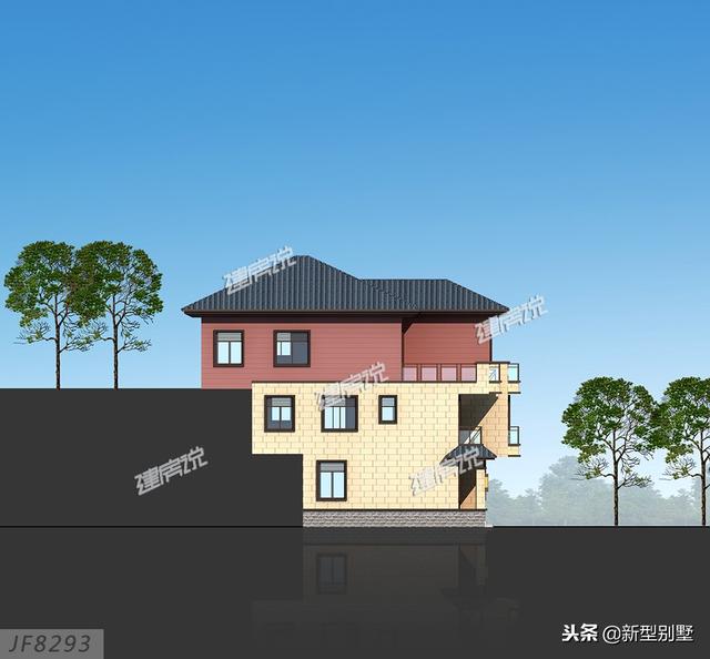 半山坡自建房，不會因?yàn)榈匦味绊懨烙^，真是長見識了