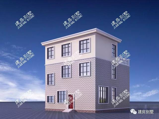 平屋頂別墅設(shè)計(jì)圖，廚房不建主屋內(nèi)，風(fēng)格獨(dú)特！