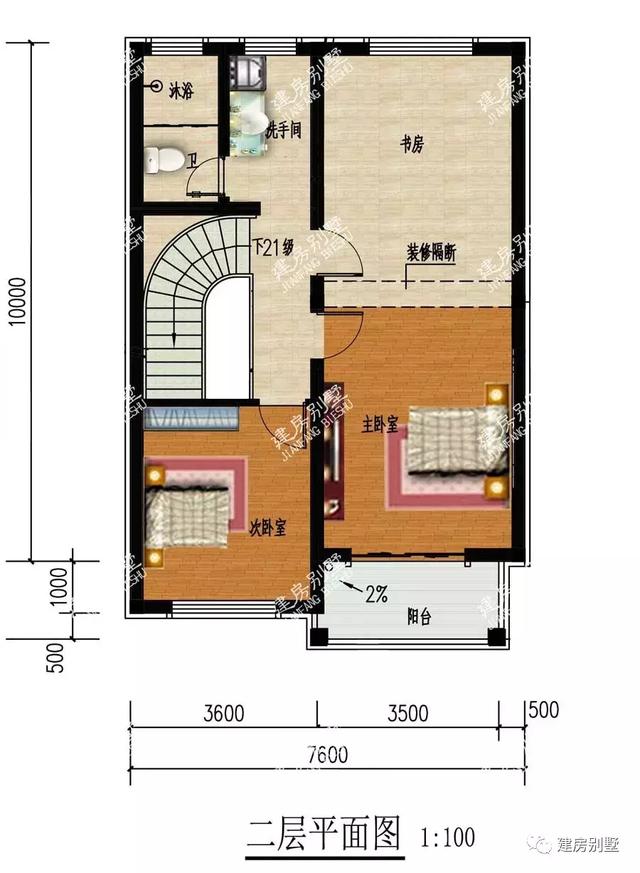 小面寬的兩層農(nóng)村自建房，第一棟建起來只要20多萬。
