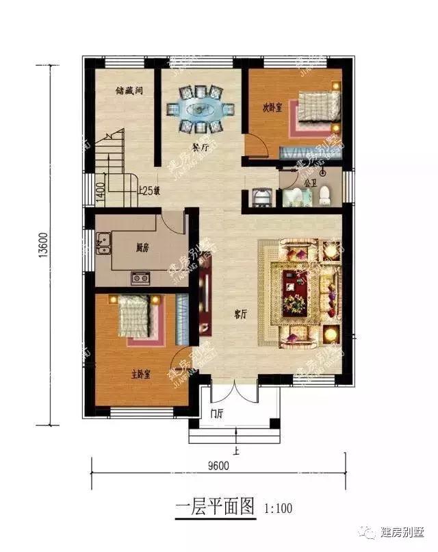 小面寬的兩層農(nóng)村自建房，第一棟建起來只要20多萬。