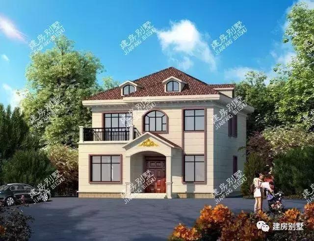 小面寬的兩層農(nóng)村自建房，第一棟建起來只要20多萬。