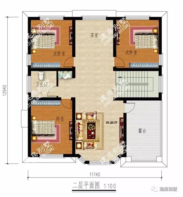 兩棟外觀相似的農(nóng)村自建房，這類戶型也是遍布全國(guó)了！