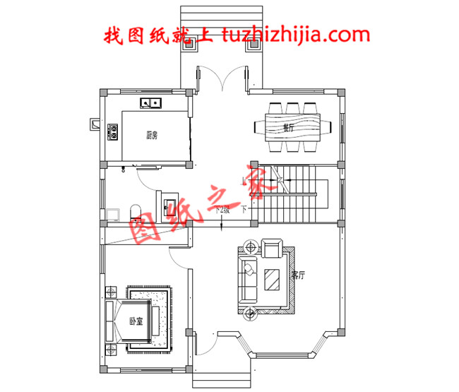 2024二層農(nóng)村新款別墅設(shè)計圖，建一棟就非常有面子