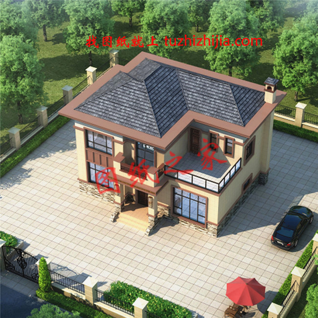 6套獨棟花園別墅設(shè)計圖，帶院子更宜居！