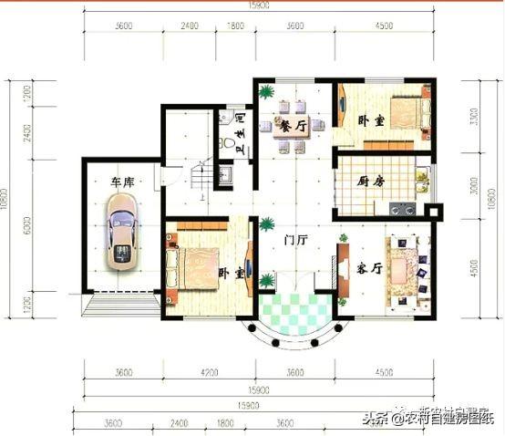 農(nóng)村帶車庫別墅設(shè)計(jì)圖，才30萬，您還在等什么？