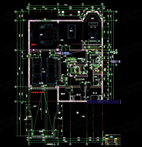 三層170平帶地下車庫別墅設(shè)計(jì)圖，戶型精美，外觀精美！