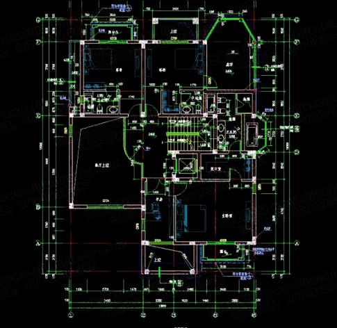三層170平帶地下車庫別墅設(shè)計(jì)圖，戶型精美，外觀精美！