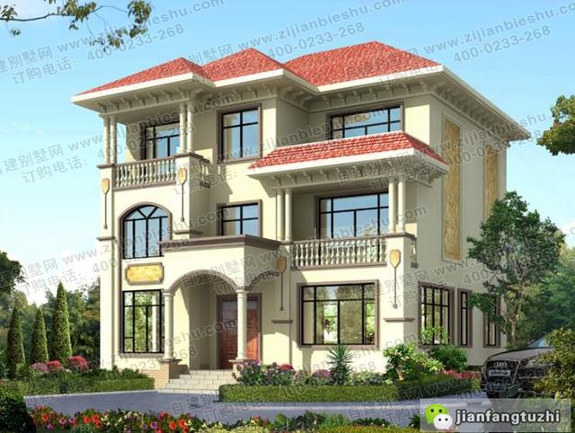 方正戶型別墅設(shè)計(jì)圖，12×12帶臥室套房，您值得選擇！