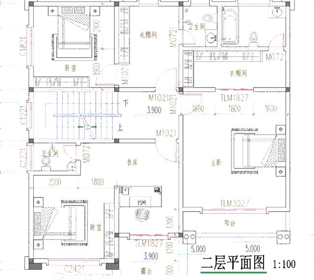 方正戶型別墅設(shè)計(jì)圖，12×12帶臥室套房，您值得選擇！