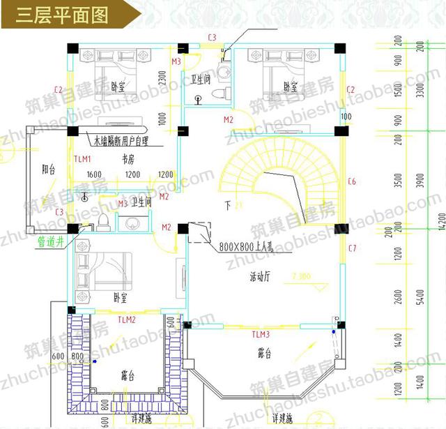 5款別墅設(shè)計圖，造價低廉，建筑結(jié)構(gòu)水電齊全。