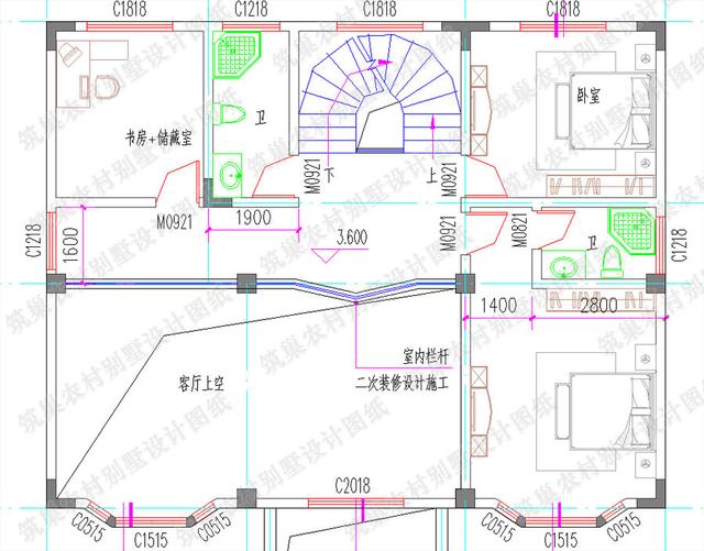 5款別墅設(shè)計圖，造價低廉，建筑結(jié)構(gòu)水電齊全。