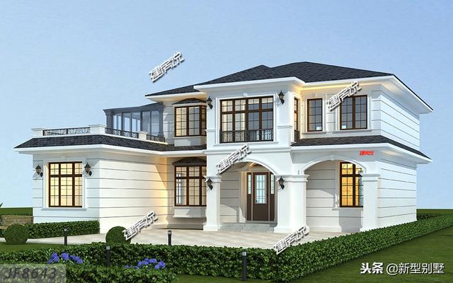 簡(jiǎn)約又大氣的歐式風(fēng)格別墅設(shè)計(jì)圖，真是美極了！