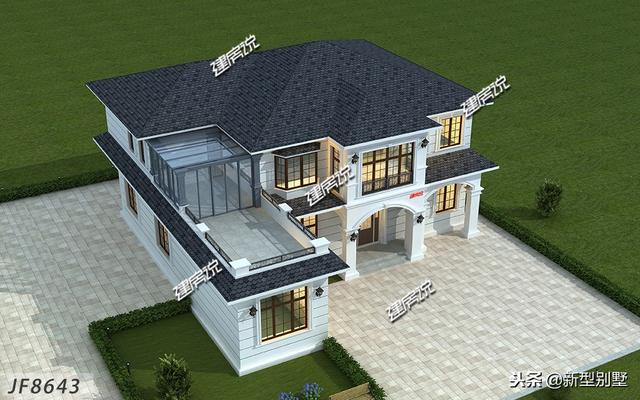 簡(jiǎn)約又大氣的歐式風(fēng)格別墅設(shè)計(jì)圖，真是美極了！