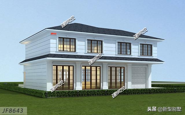 簡(jiǎn)約又大氣的歐式風(fēng)格別墅設(shè)計(jì)圖，真是美極了！