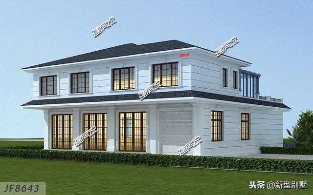 簡(jiǎn)約又大氣的歐式風(fēng)格別墅設(shè)計(jì)圖，真是美極了！