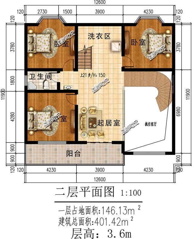 三層別墅設計圖，這魅力擋不住，看一眼就愛上它啦！