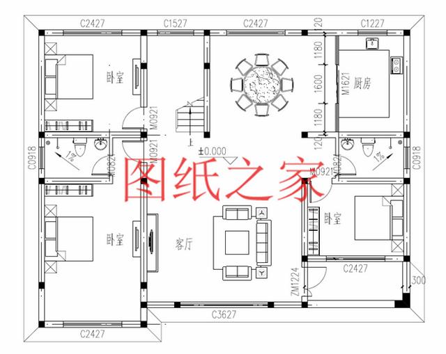 6套農(nóng)村二層別墅設計圖，160平米30萬，一起來看看吧！